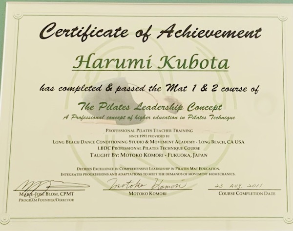 Certificate of Achieuement
