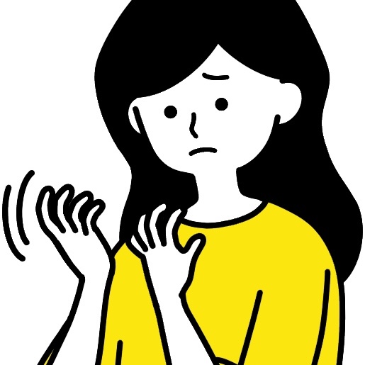 リウマチで悩む女性