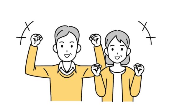 元気な体の男女