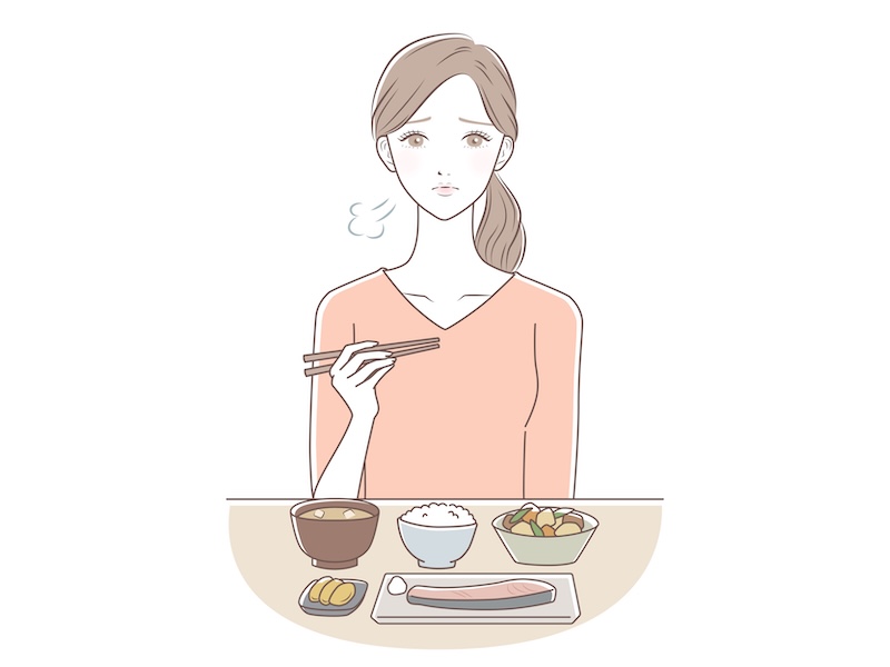 食欲が湧かない女性